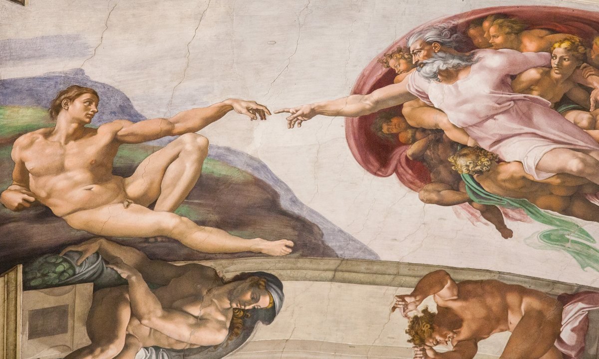 Картина Микеланджело на абложке суисайдов